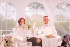 Bröllopsfoto på Aspenäs Herrgård