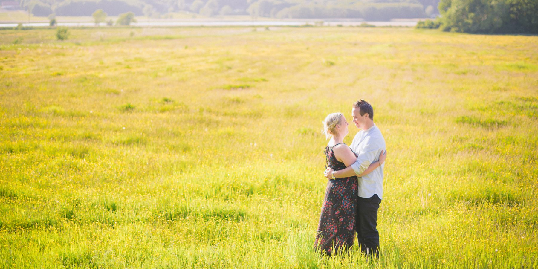 Fotodejt inför ett bröllop